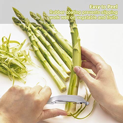 Pelapatate Leaflai in Acciaio Inox Ergonomico - immagine 1
