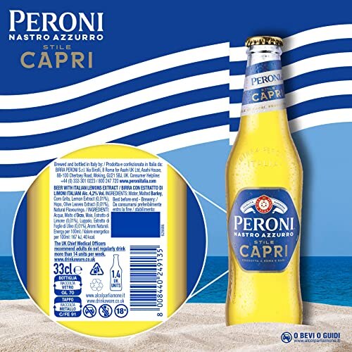 Peroni Nastro Azzurro Cassa Birra 24 Bottiglie - immagine 2