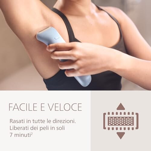 Philips Lady Shaver Serie 6000 Rasoio Wet & Dry - immagine 2