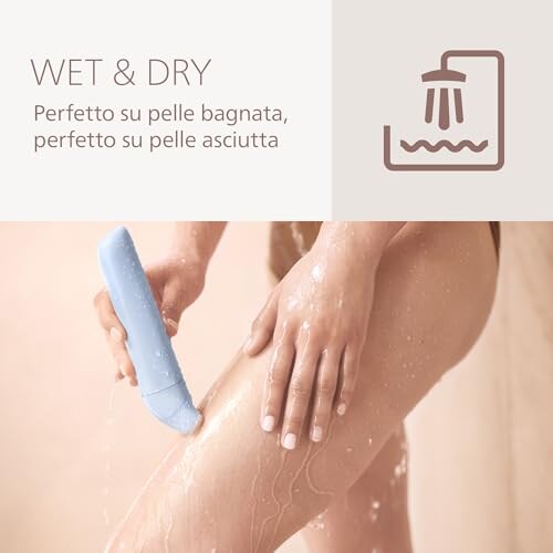 Philips Lady Shaver Serie 6000 Rasoio Wet & Dry - immagine 5