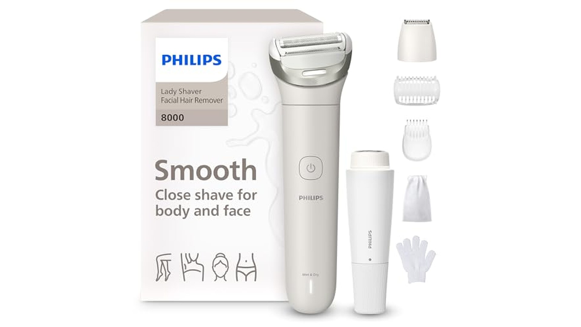 Philips Lady Shaver Serie 8000 Wet & Dry