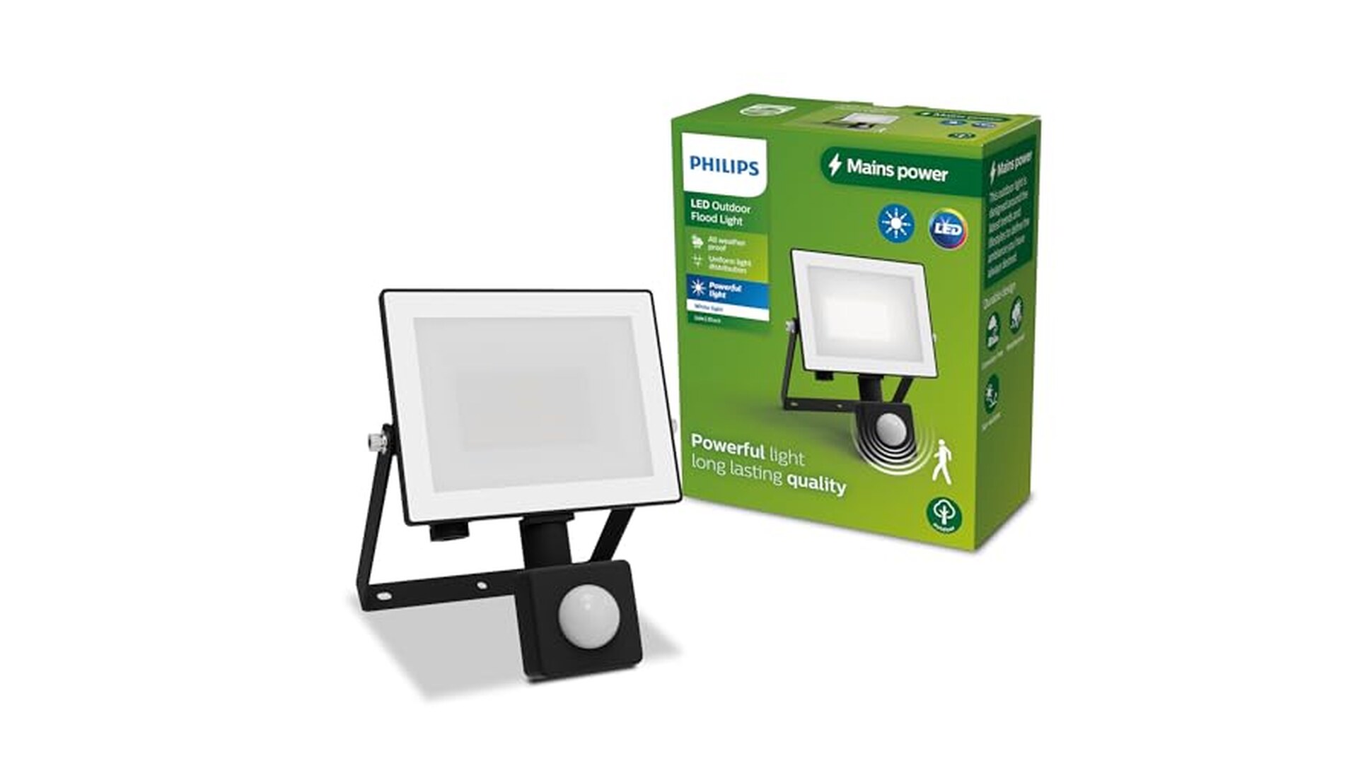 Philips Lois Proiettore Esterni 20W con Sensore