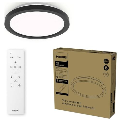 Philips Plafoniera LED Rotonda 30cm con Telecomando - immagine 1