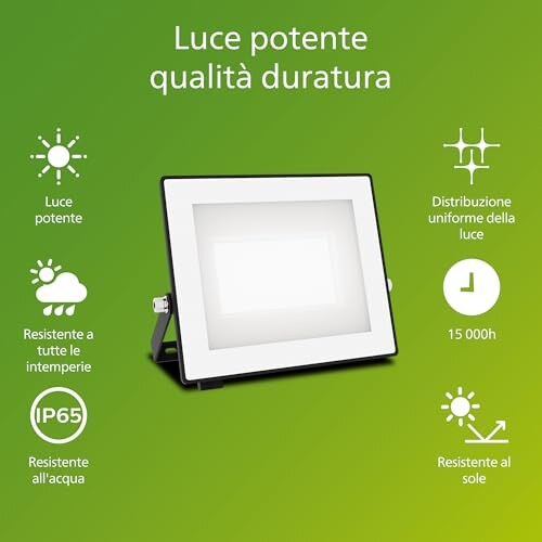 Philips Proiettore Lois Nero 30W 50000h - immagine 1