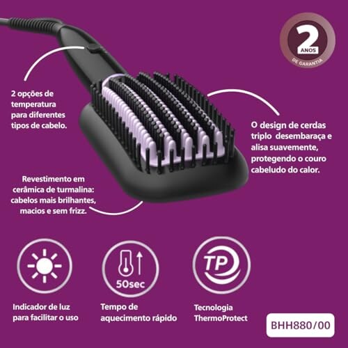 Philips StyleCare Spazzola Lisciante Riscaldata - immagine 8