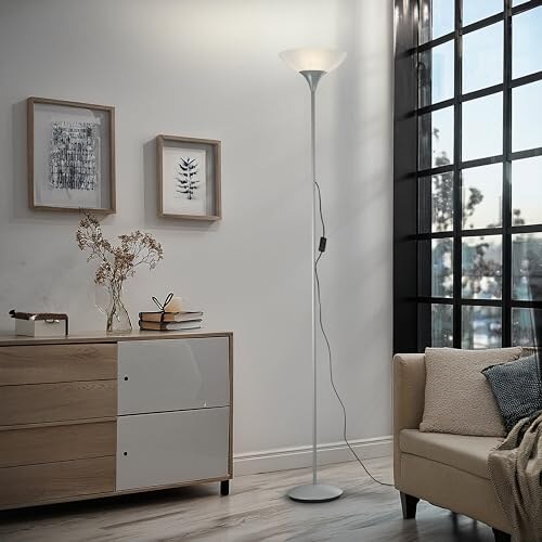 Piantana Titanio Bianco RL LIVE YOUR LIGHT - immagine 5