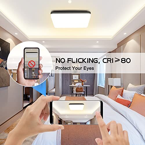 Plafoniera LED Quadrata 20W 4000K IP44 - immagine 3