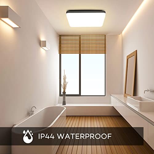 Plafoniera LED Quadrata 20W 4000K IP44 - immagine 4