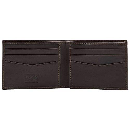Portafoglio Levi's Hunte Coin Bifold Uomo Marrone - immagine 1