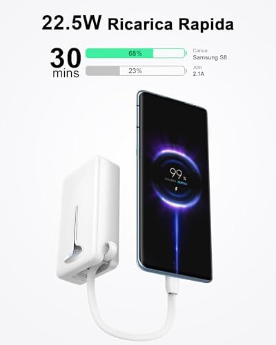 Power Bank 10000mAh Mini Portatile - immagine 1