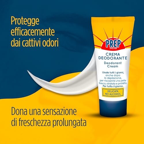 Prep Crema Deodorante Antitraspirante per Pelli Sensibili - immagine 3