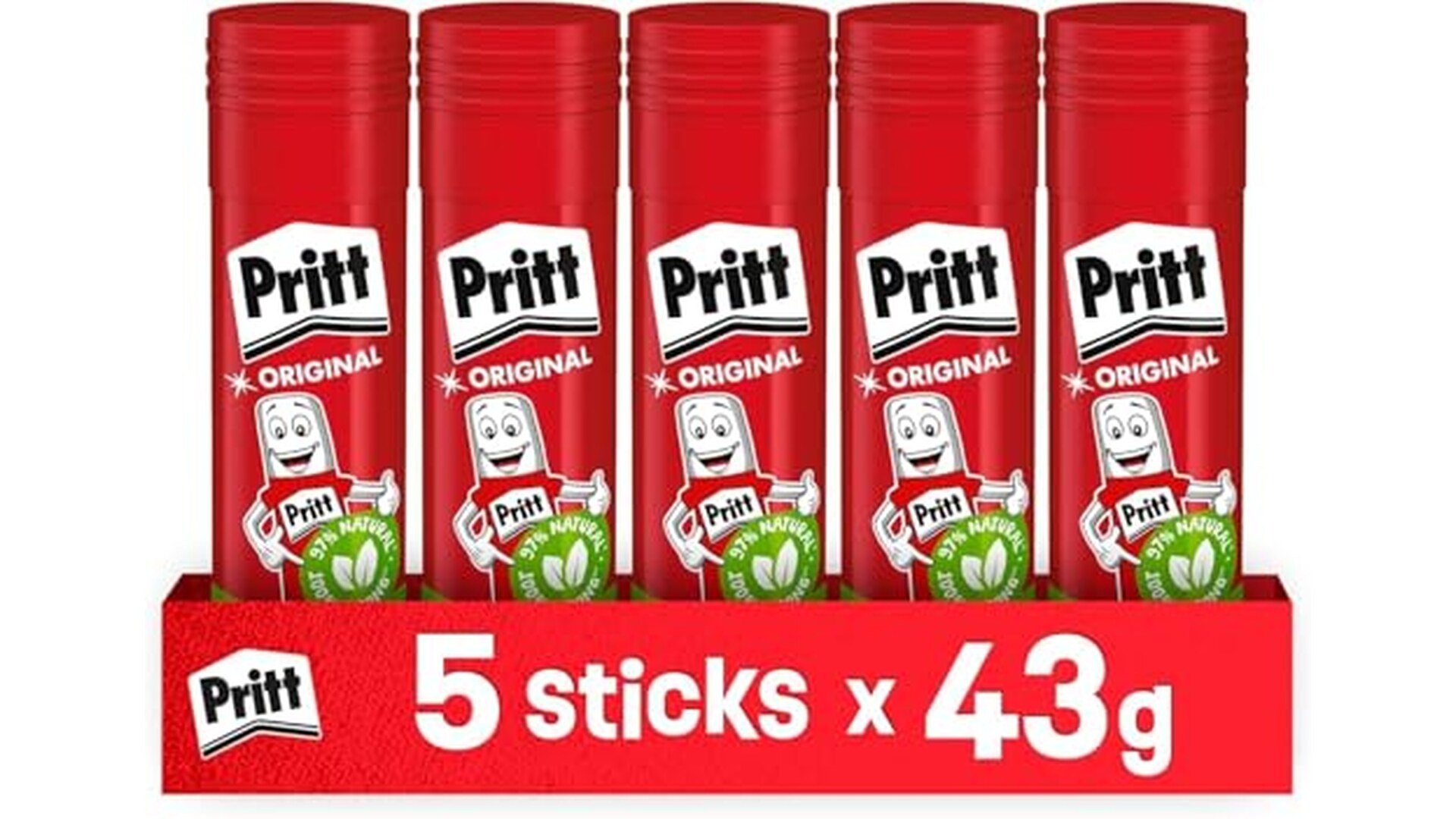 Pritt 10 Stick Colla 43g per Bambini e Lavoretti