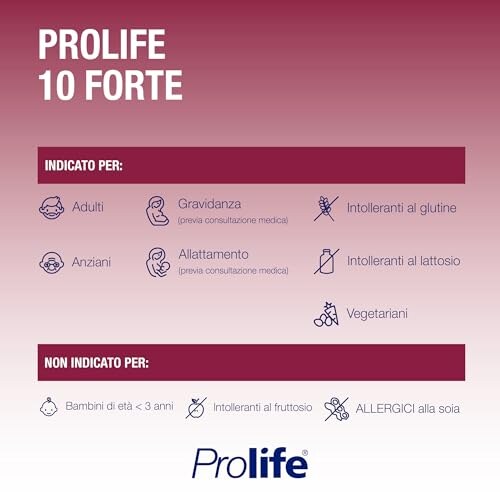 Prolife 10 Forte Integratore con Probiotici - immagine 2