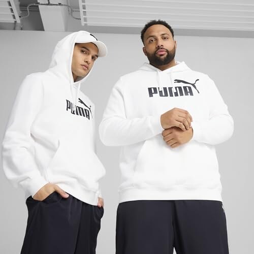 Puma Ess No. 1 Logo Hoodie Uomo Bianco - immagine 1