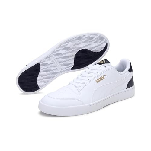 PUMA Shuffle Sneaker Unisex White/Peacoat/Gold - immagine 1