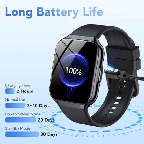 QCOQ Smartwatch 1.96" con Chiamate e Cardiofrequenzimetro - immagine 1