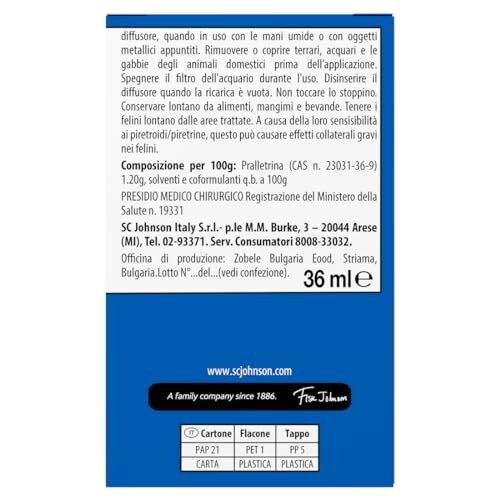 Raid Liquido Elettrico 3x36ml per Zanzare - 60 Notti - immagine 7
