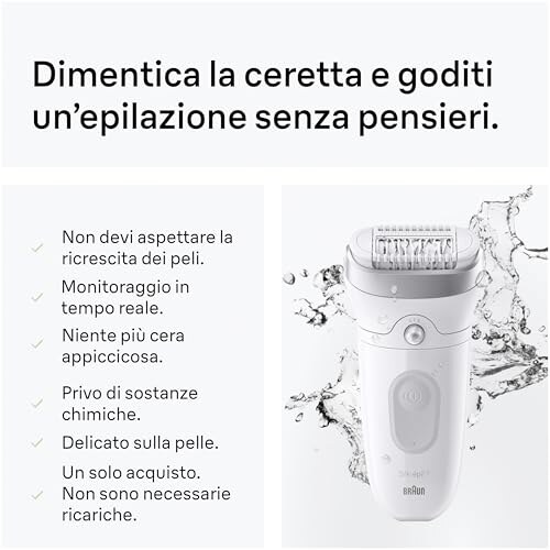 Recensione Braun Silk-Épil 7 Epilatore Elettrico Donna - immagine 4