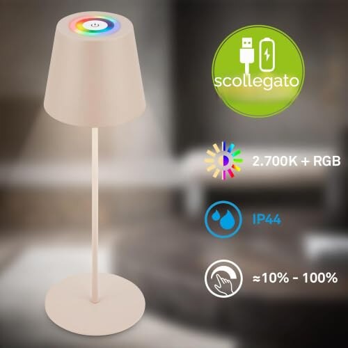 Recensione Lampada da Tavolo 3 in 1 RGBW LED Briloner - immagine 1