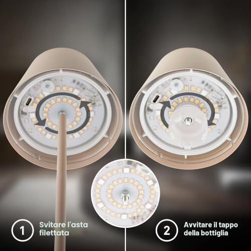 Recensione Lampada da Tavolo 3 in 1 RGBW LED Briloner - immagine 7