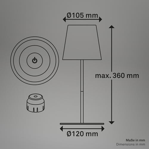 Recensione Lampada da Tavolo 3 in 1 RGBW LED Briloner - immagine 9
