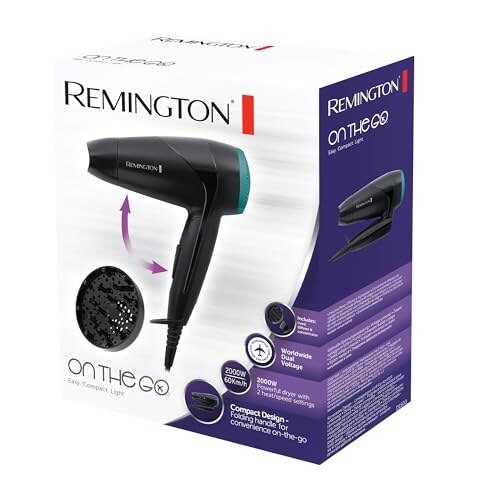 Remington Asciugacapelli Pieghevole 2000W - immagine 6