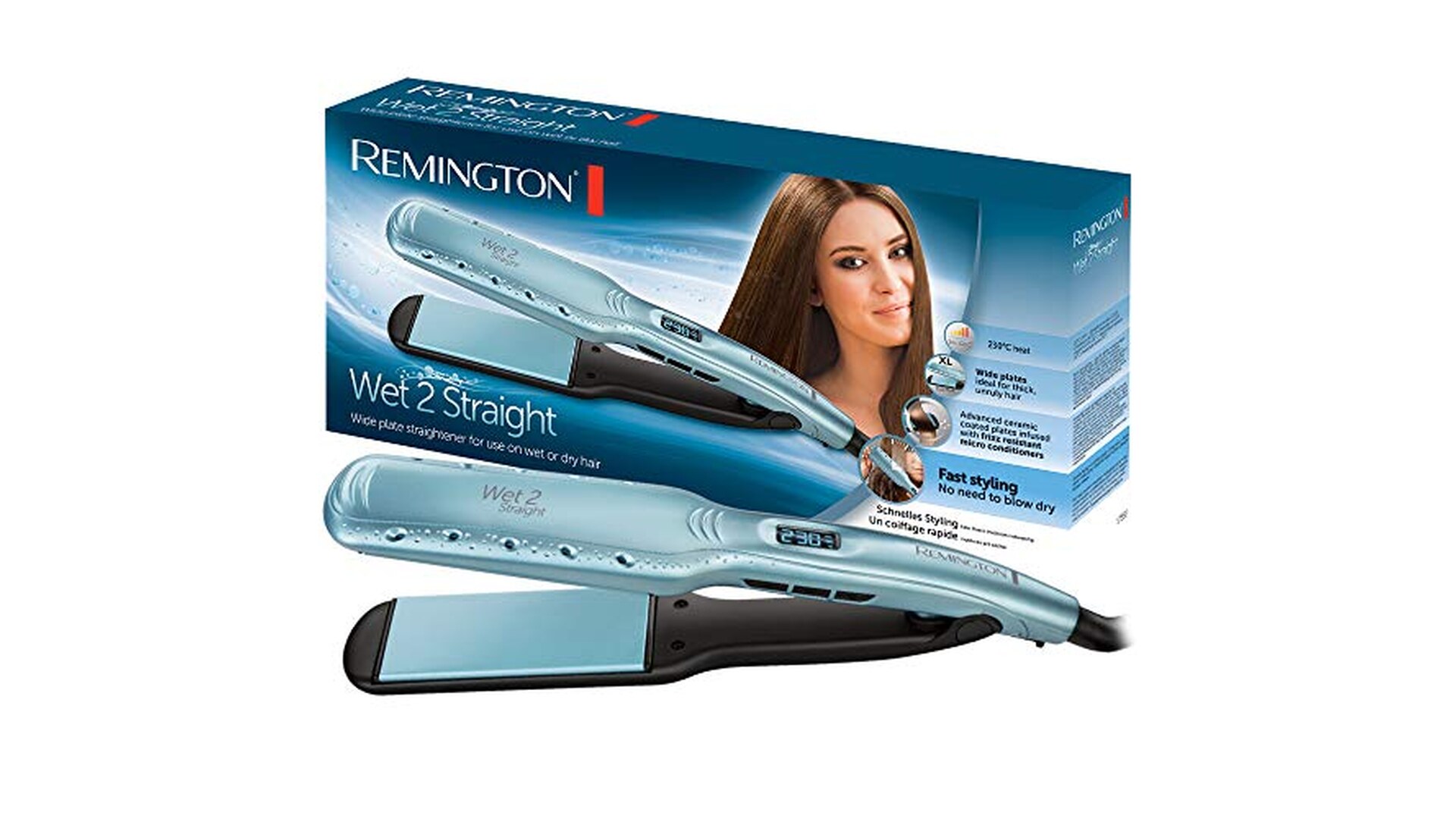 Remington Piastra Wet2Straight per Capelli