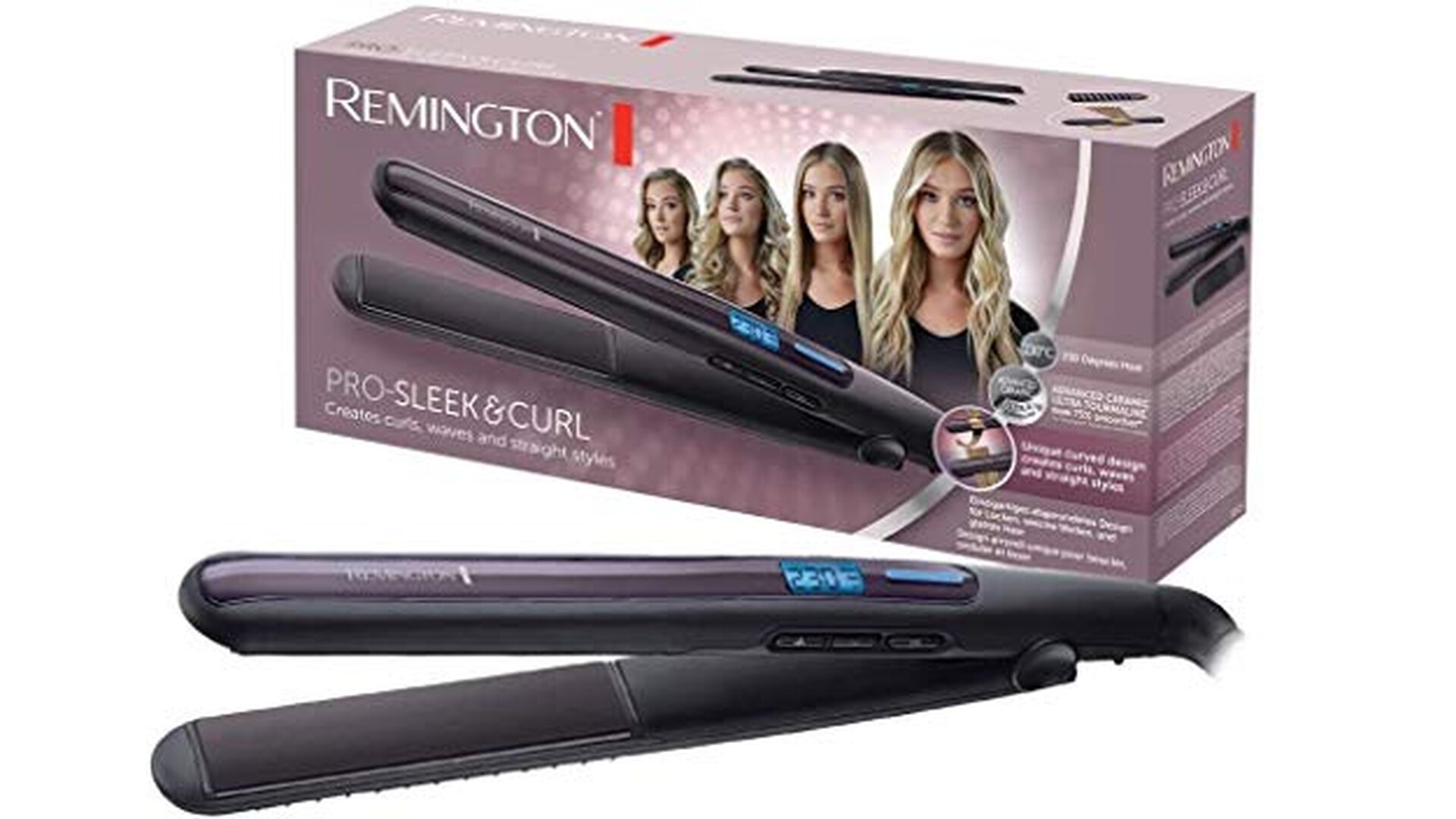 Remington ProSleek & Curl Piastra per Capelli