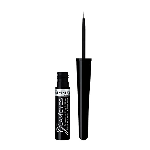 Rimmel London Eyeliner Liquido Glameyes Nero Opaco - immagine 1