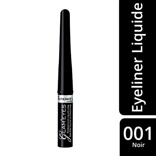 Rimmel London Eyeliner Liquido Glameyes Nero Opaco - immagine 2