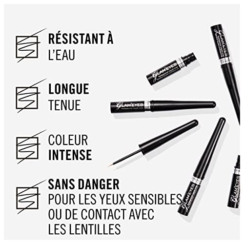 Rimmel London Eyeliner Liquido Glameyes Nero Opaco - immagine 4