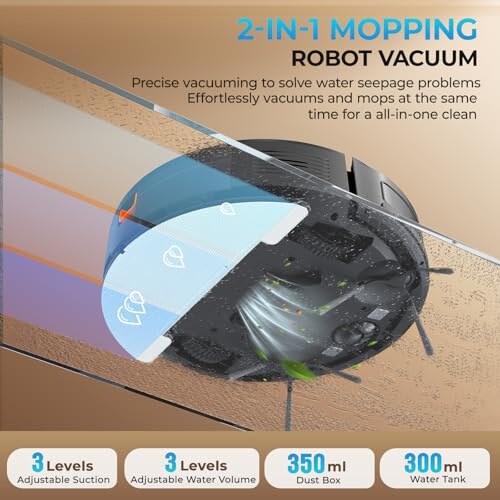 Robot Aspirapolvere Lavapavimenti 4200Pa - immagine 2
