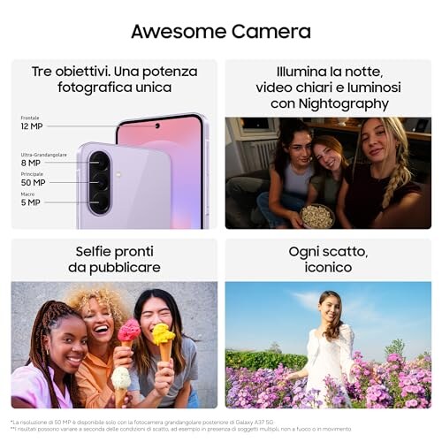 Samsung Galaxy A37 5G 256GB: Smartphone Versatile - immagine 3