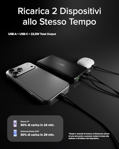 SBS PowerBank 10000mAh FAST con 22.5W Power Delivery - immagine 4