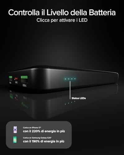 SBS PowerBank 10000mAh FAST con 22.5W Power Delivery - immagine 6