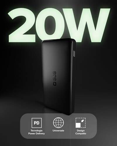 SBS PowerBank 10000mAh FAST con 22.5W Power Delivery - immagine 7