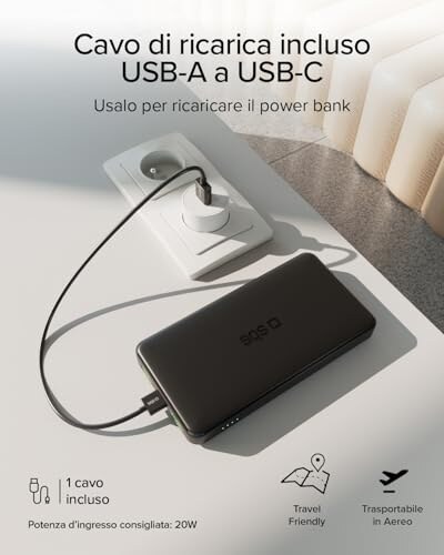 SBS PowerBank 10000mAh FAST con 22.5W Power Delivery - immagine 8
