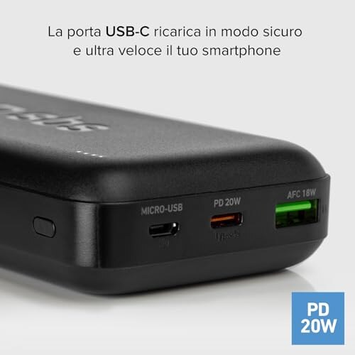SBS PowerBank 20000mAh con Ricarica Rapida - immagine 3