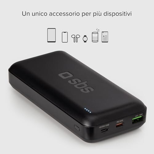 SBS PowerBank 20000mAh con Ricarica Rapida - immagine 7