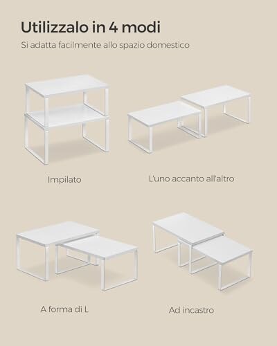 Scaffali Portaspezie SONGMICS Espandibili - immagine 6