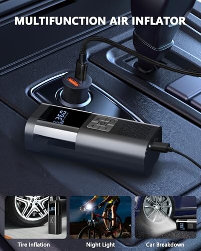 SERVOMASTER Mini Compressore Portatile per Auto e Bici - immagine 5