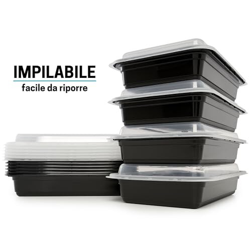 Set 10 Contenitori Alimenti Igluu da 828ml - immagine 6