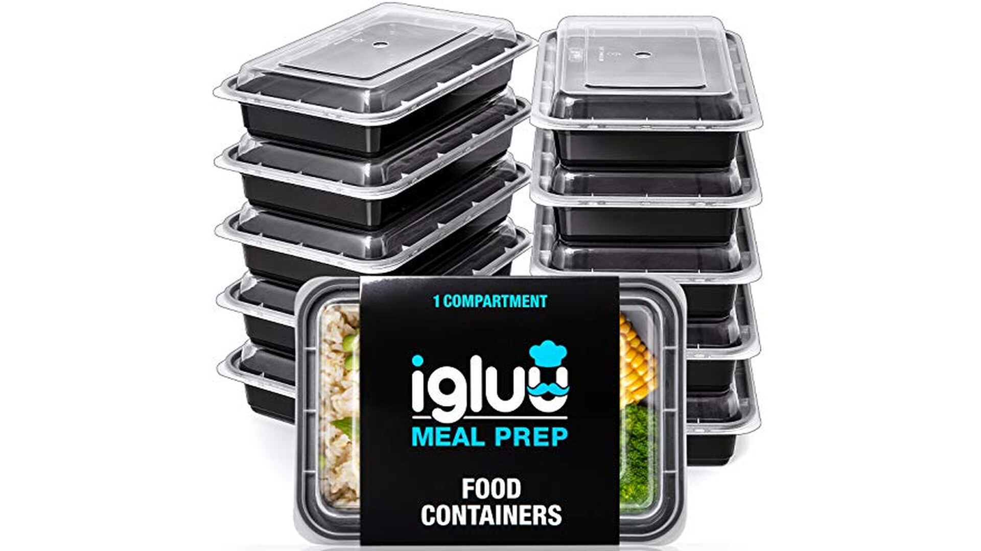Set 10 Contenitori Alimenti Igluu da 828ml