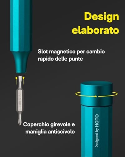 Set 24 in 1 Cacciaviti Magnetici di Precisione HOTO - immagine 4