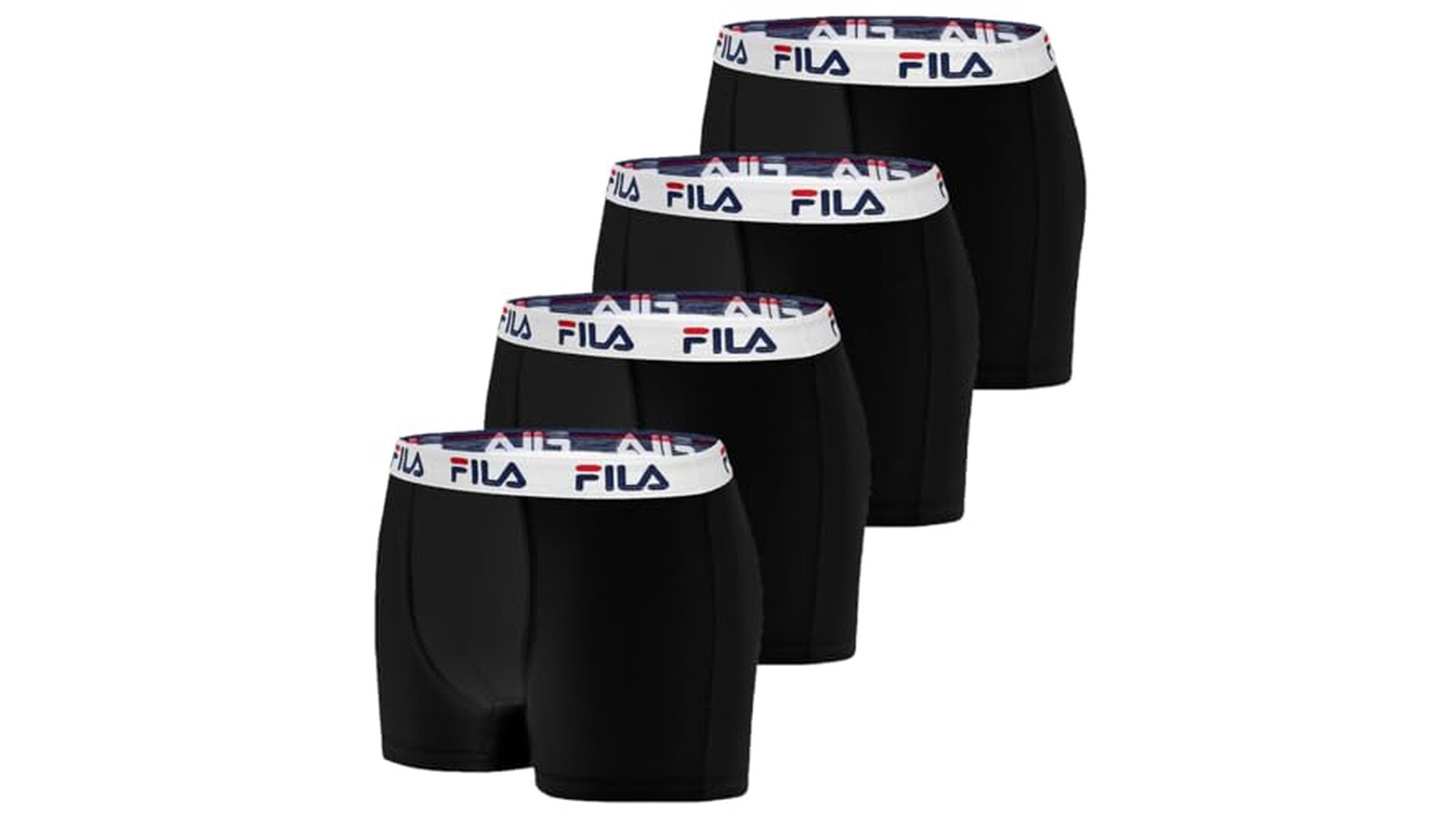 Set di 4 Boxer Uomo Cotone Stretch Ventilati Fila