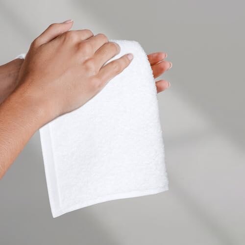 Set Asciugamani Bagno Amazon Basics 24 Pezzi - immagine 4