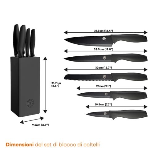 Set Coltelli da Cucina MasterChef 5 Pezzi - immagine 7