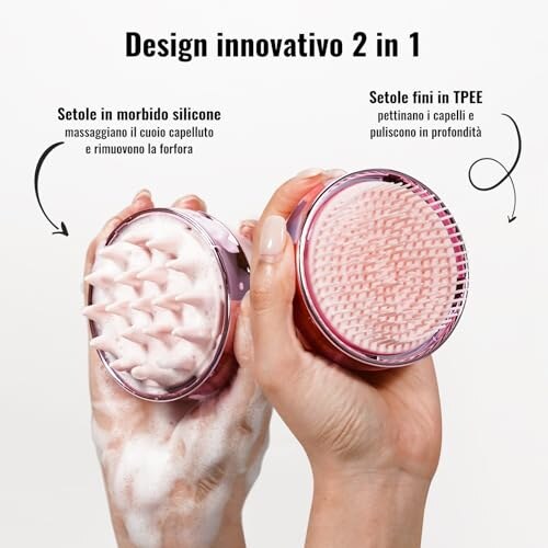 SHINLEA Massaggiatore Cuoio Capelluto Silicone - immagine 1