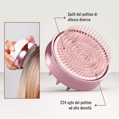 SHINLEA Massaggiatore Cuoio Capelluto Silicone - immagine 2