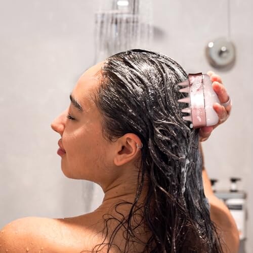SHINLEA Massaggiatore Cuoio Capelluto Silicone - immagine 4